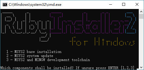 ridk install