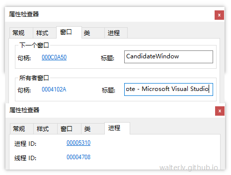 居然是 Visual Studio 的某个子窗口