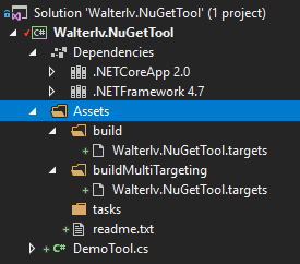 Visual Studio 里的目录结构