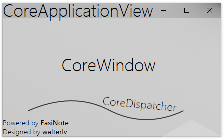 UWP application view