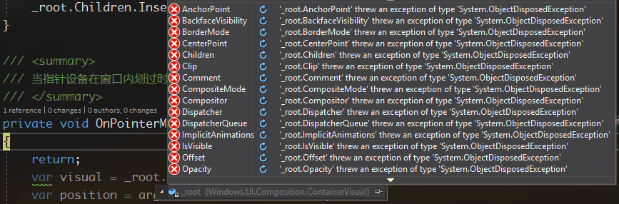 ObjectDisposedException