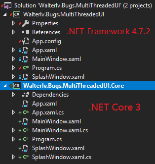 The project structure